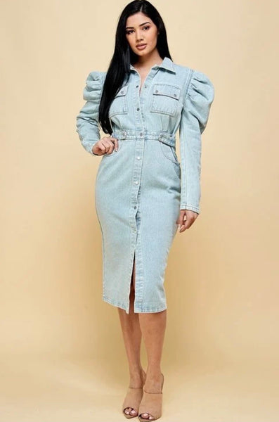 Impeccable Denim Dress – BOSS LADY AND COMPANY BOUTIQUE